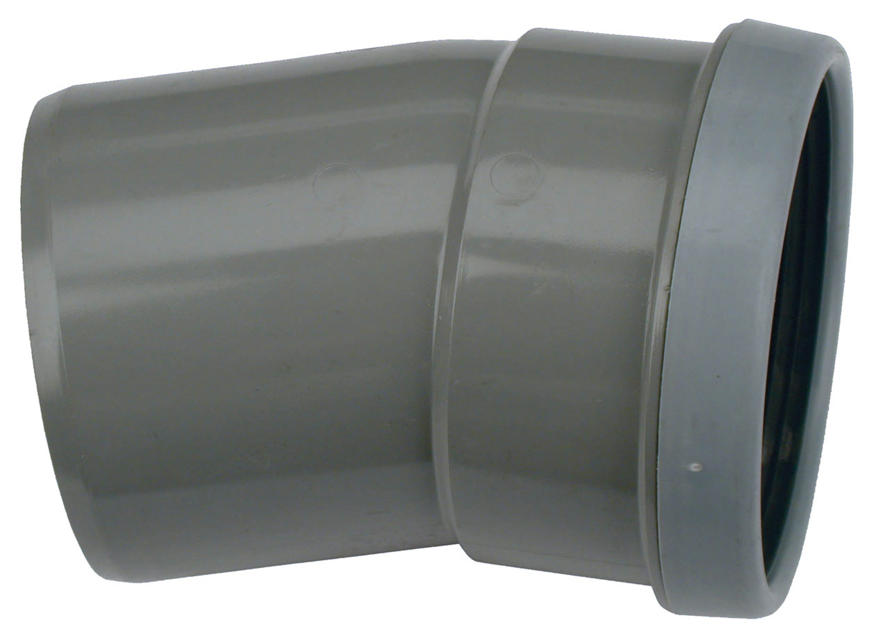 PVC COUDE BENOR GRIS 15° MALE/FEMELLE