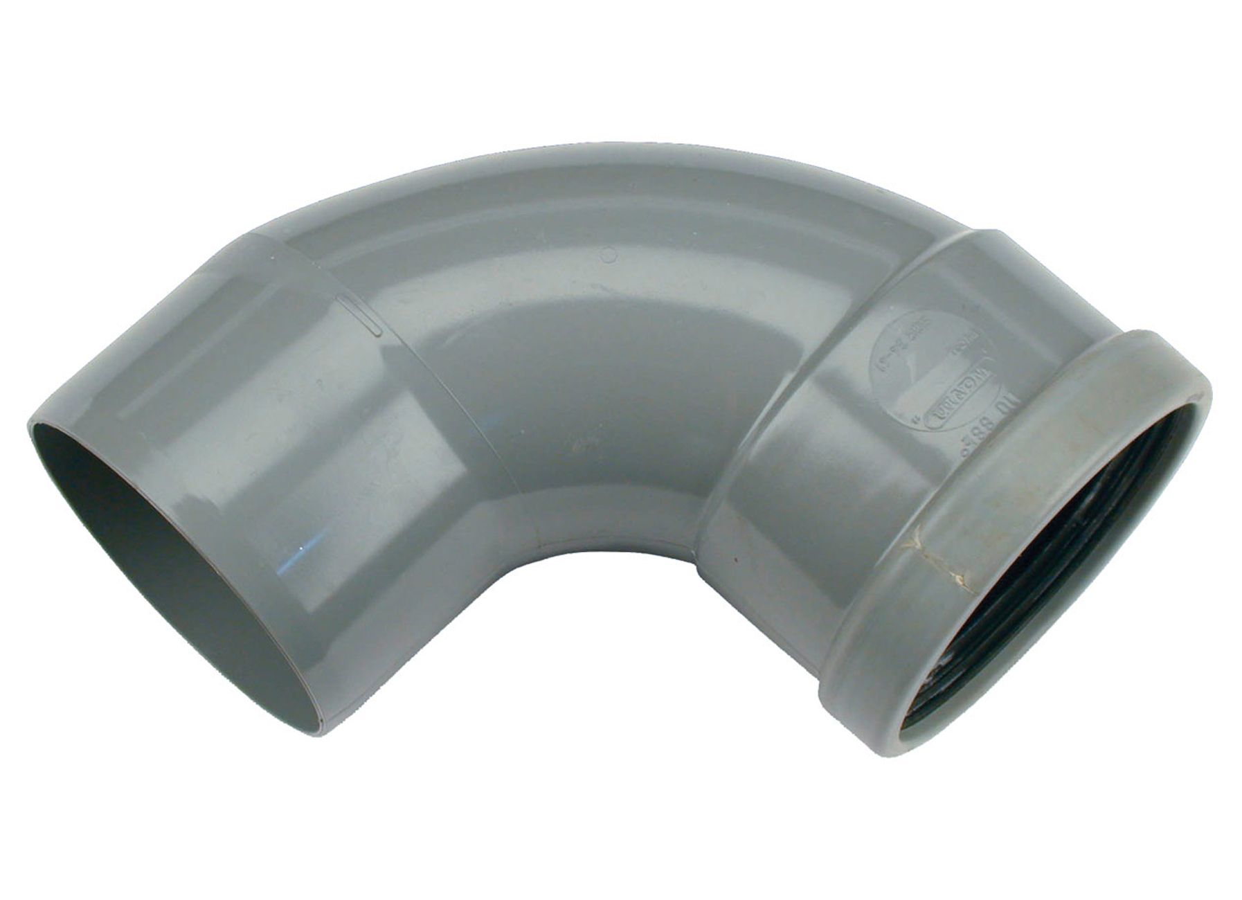 PVC COUDE BENOR SN4 GRIS 88° MALE/FEMELLE Ø125