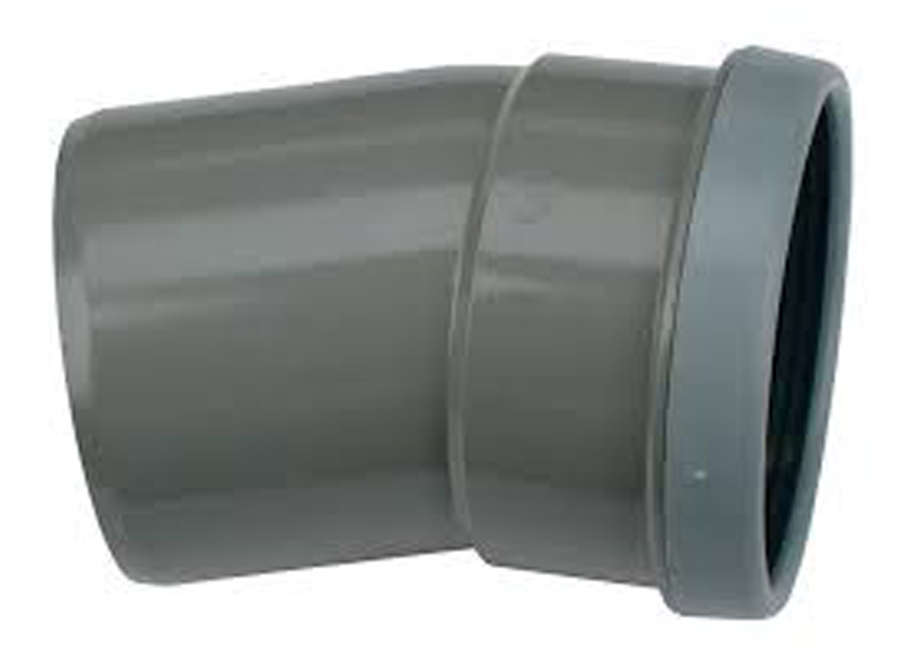 PVC COUDE BENOR GRIS 15° MALE/FEMELLE