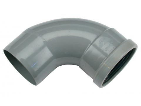 PVC COUDE BENOR SN4 GRIS 88° MALE/FEMELLE Ø315