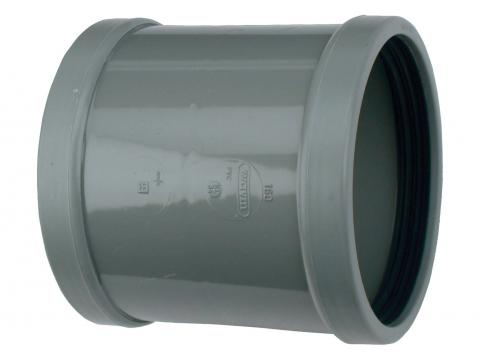 PVC MANCHON COULISSANT BENOR SN8 GRIS MALE/MALE Ø110
