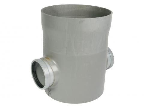 PVC STANDAARD NAZICHTPUT BENOR GRIJS Ø250 3XØ160