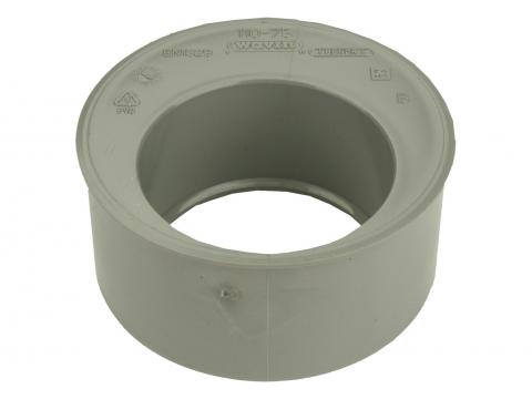 PVC VERLOOPSTUK GRIJS Ø110/80 BENOR