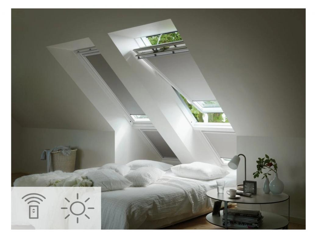 VELUX VERDUISTEREND ROLGORDIJN ZONNE-ENERGIE DSL