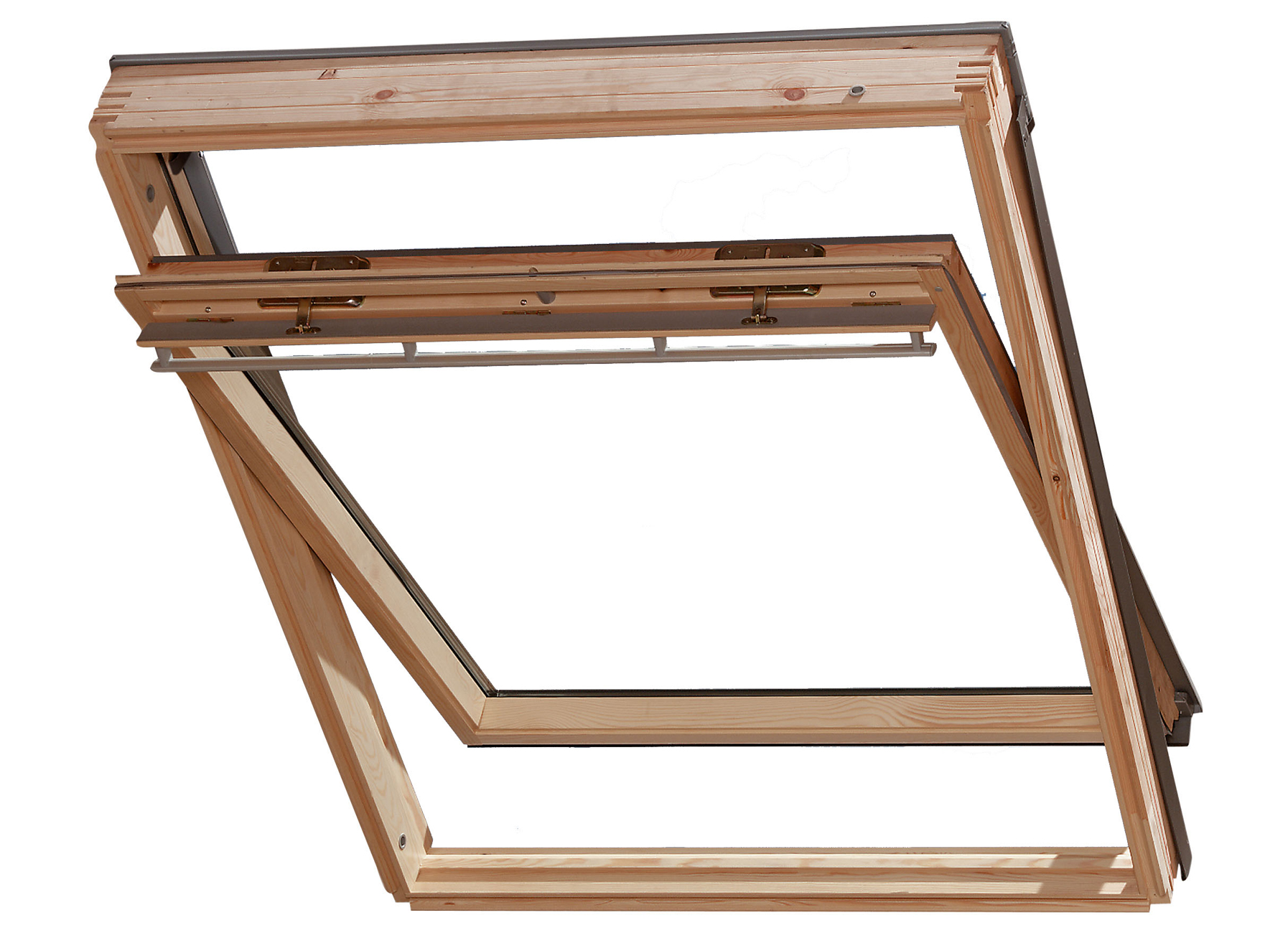 VELUX DAKVENSTER MANUEEL WENTELEND GGL GEVERNIST HOUT