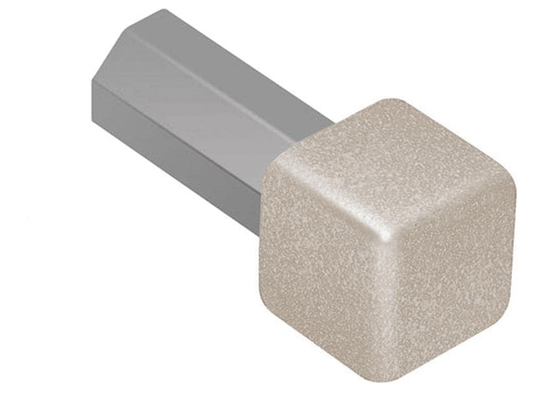 SCHLUTER QUADEC-TS ANGLE SORTANT CREME H=10MM