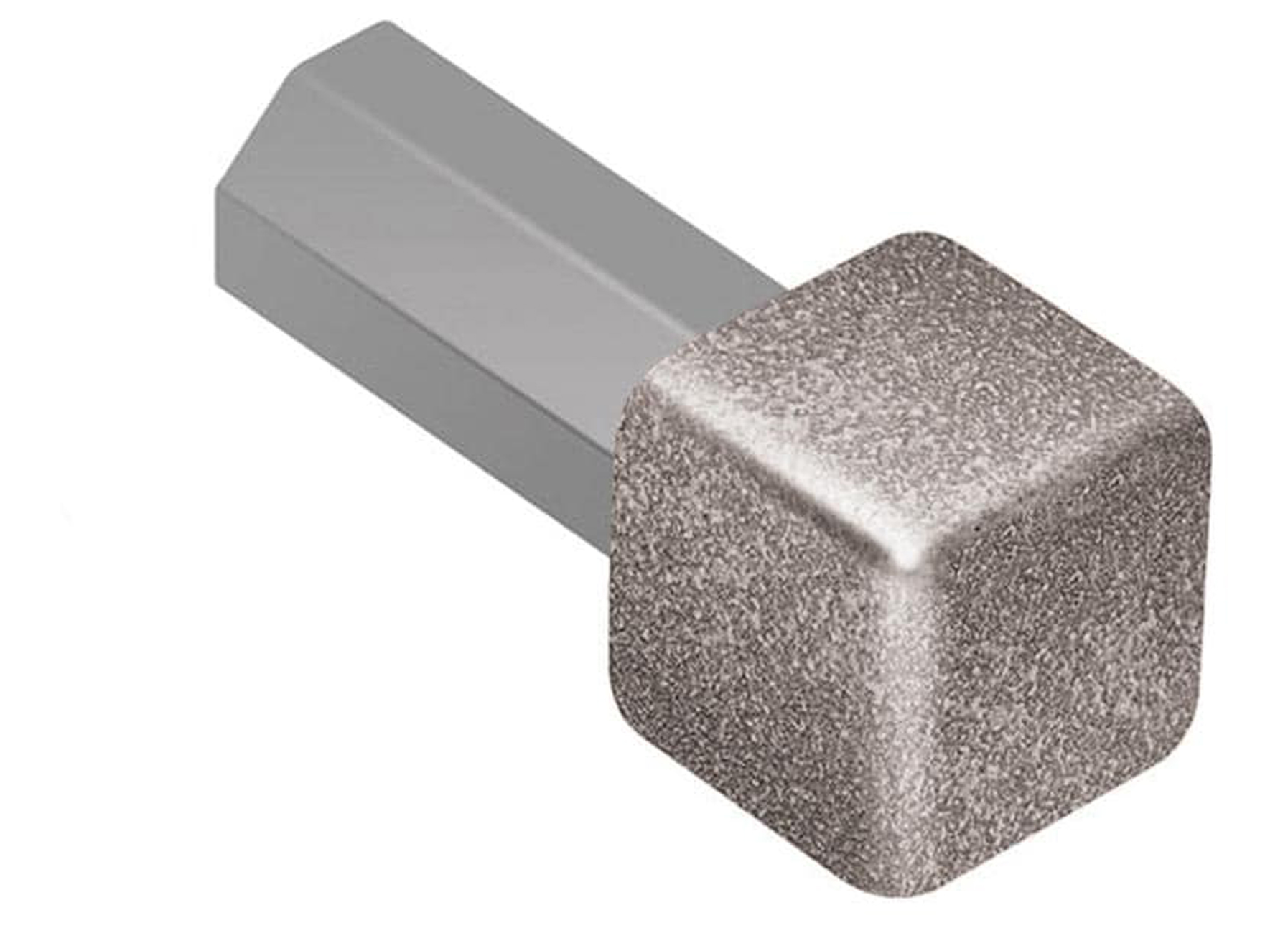 SCHLUTER QUADEC-TS ANGLE SORTANT GRIS PIERRE H=10MM