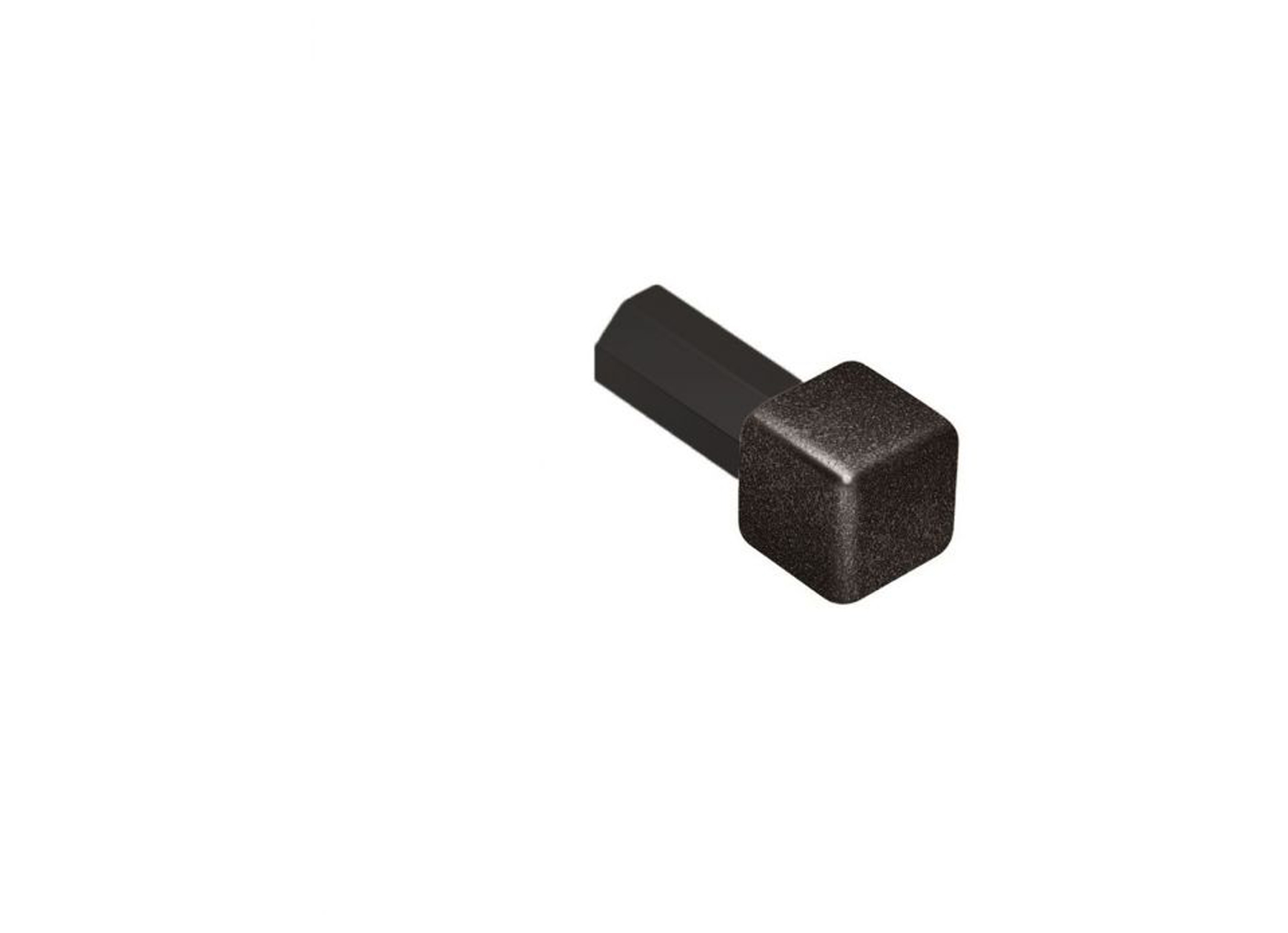SCHLUTER QUADEC-TS ANGLE SORTANT ANTHRACITE FONCE H=11MM
