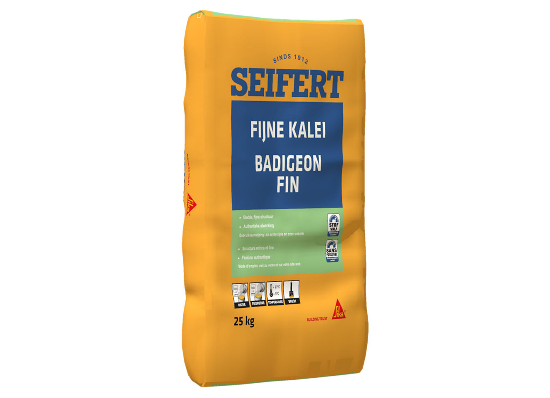 SEIFERT PEINTURE MINERALE JAUNE COULEUR 267 25KG