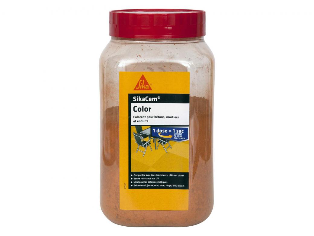 SIKACEM COLOR colorant pour ciment, chaux et plâtre