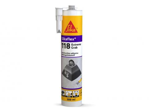 SIKAFLEX 118 EXTREME GRAB 290ML BLANC