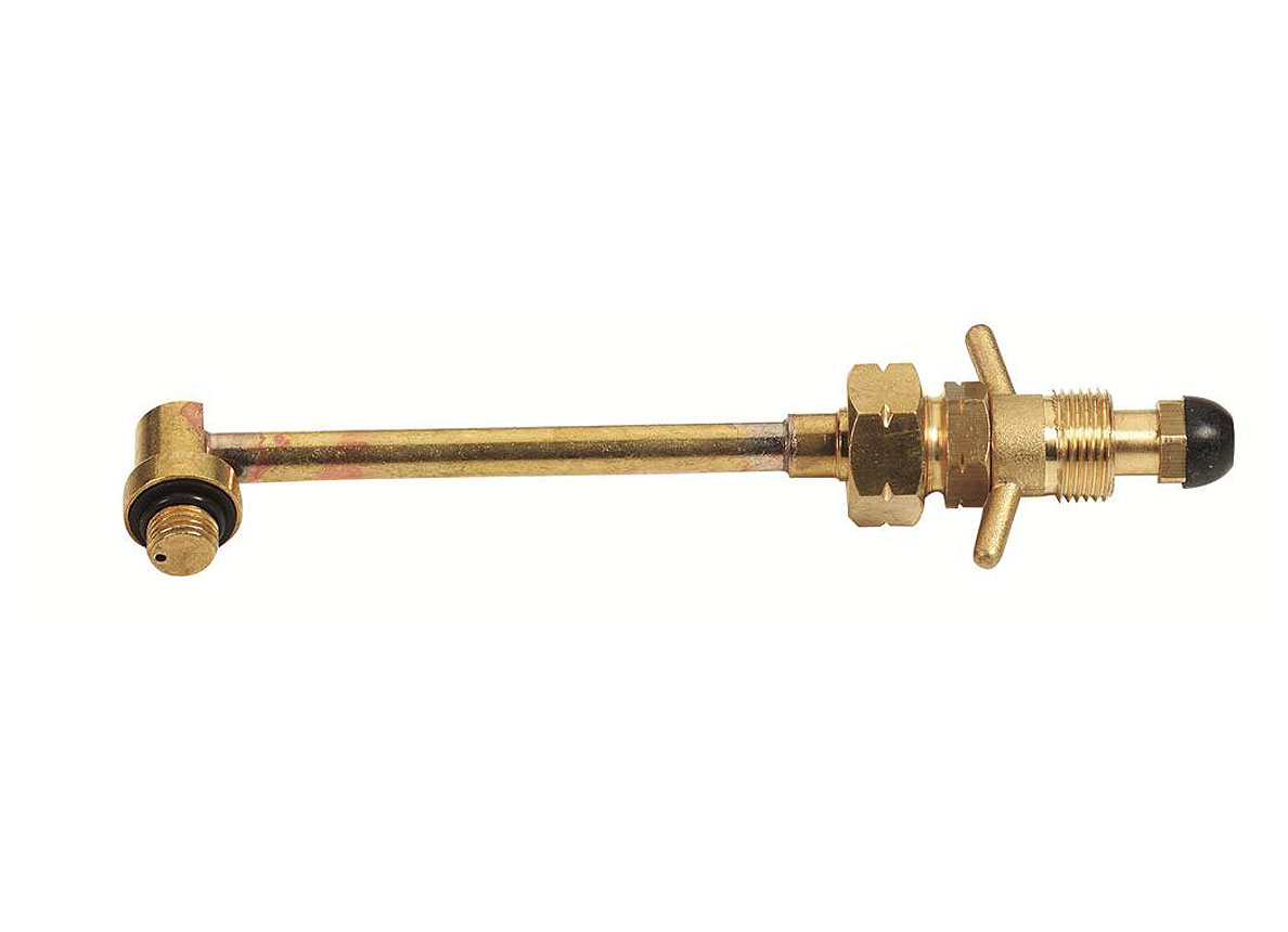 SIEVERT TUBE DE REMPLISSAGE FILETAGE EXTERIEUR POL POUR BOUTEILLE DE GAZ SANS ROBINET
