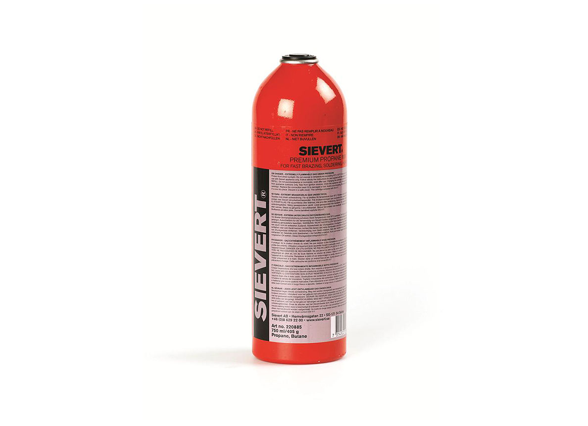 SIEVERT GASPATROON MET PROPAANGAS 420 GR / 750 ML