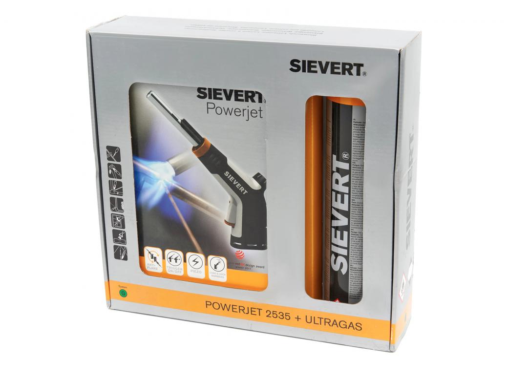 SIEVERT POWERJET MET ULTRAGAS GASPATROON 7/16