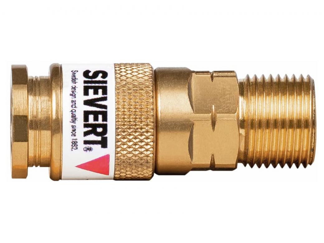 SIEVERT SNELKOPPELING VROUWELIJK MET BSP 3/8''''L BUITENDRAAD