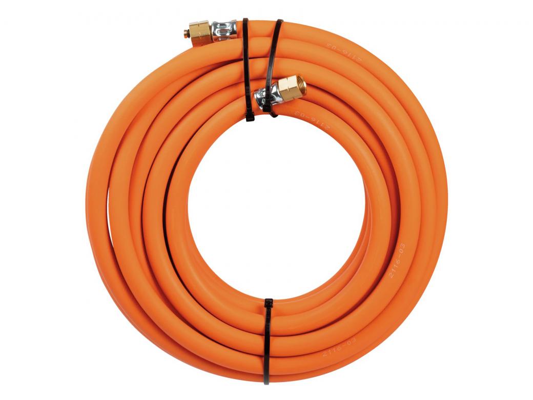 SIEVERT PROPAANSLANG 10M Ø6,3MM BSP 3/8'''' L 1 X DRAAIBAAR EN 1X VAST