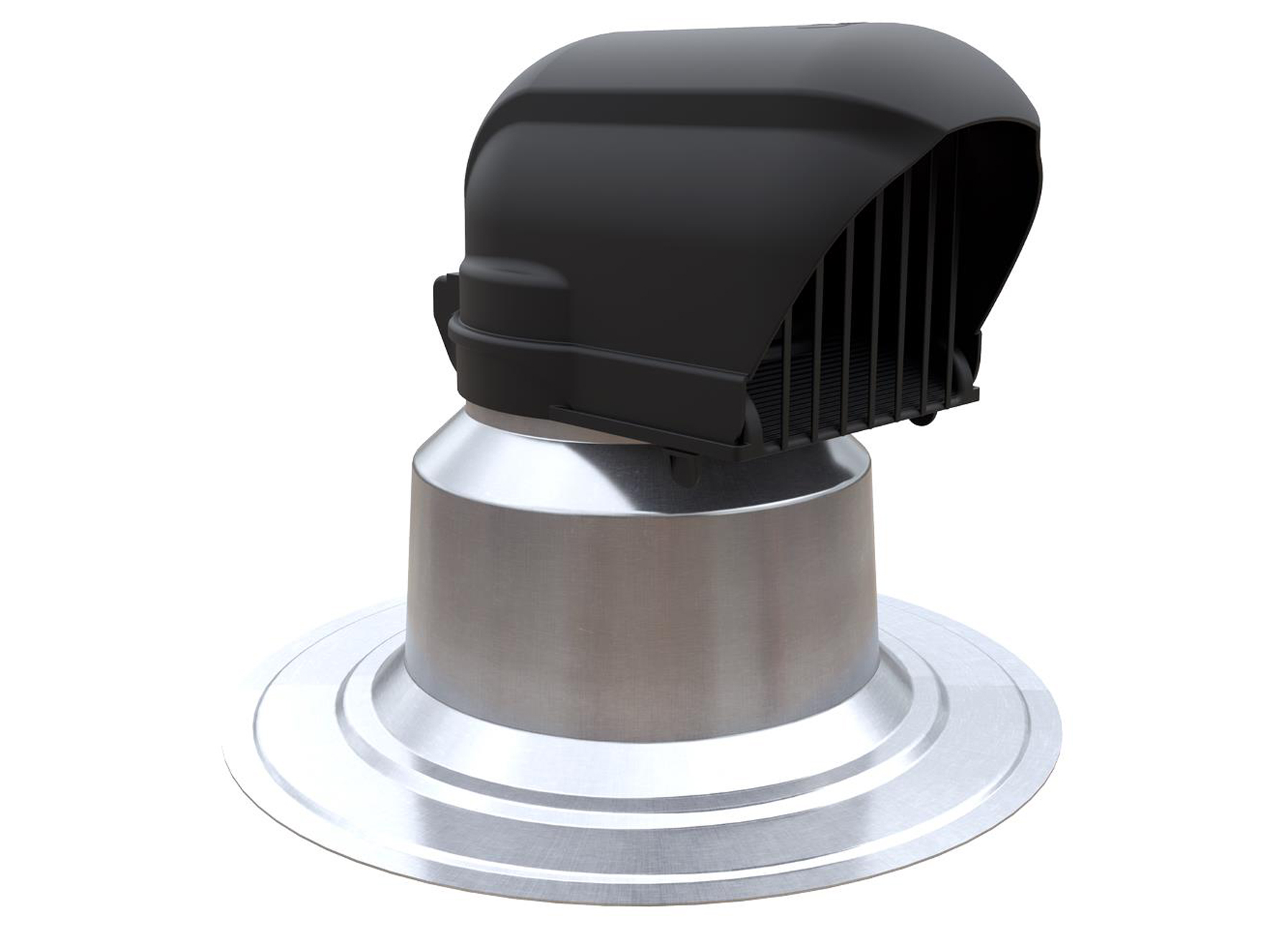 UBBINK KABEL- & LEIDINGDAKDOORVOER ALU GEISOLEERD PLAT DAK 120MM