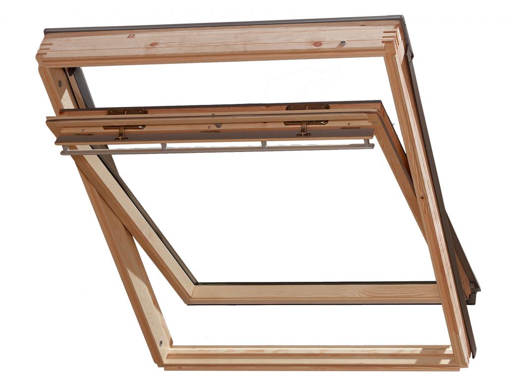 VELUX FENETRE DE TOIT A ROTATION GGL BOIS VERNIS
