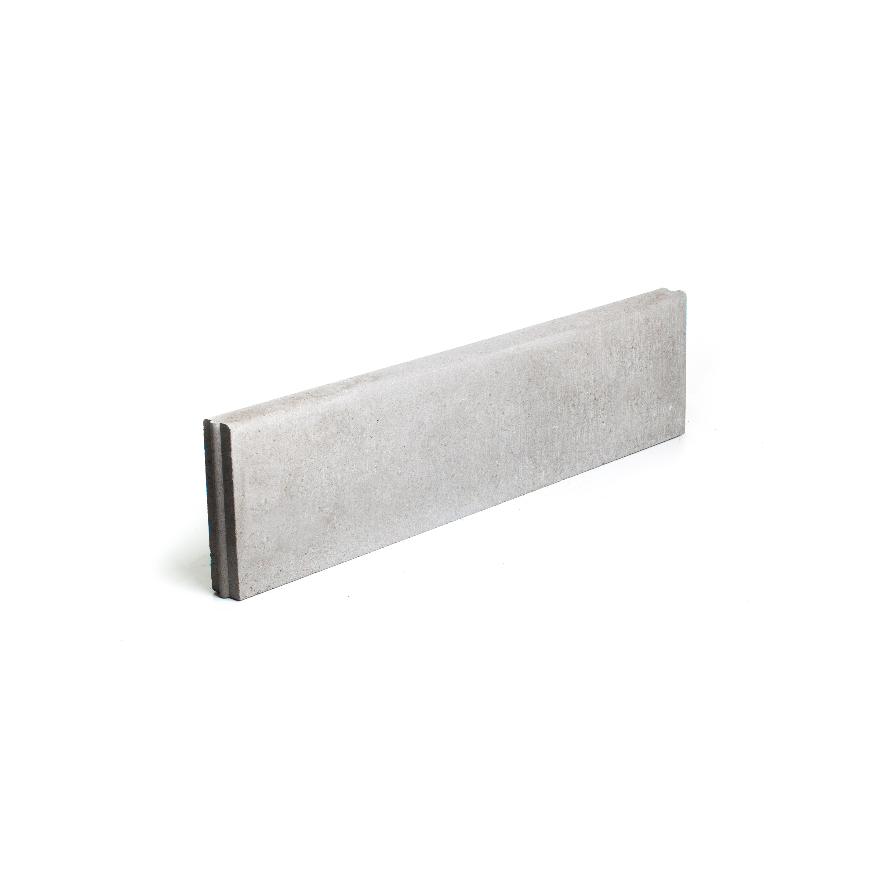 BORDURE DROITE EN BETON 100X20X6CM GRIS