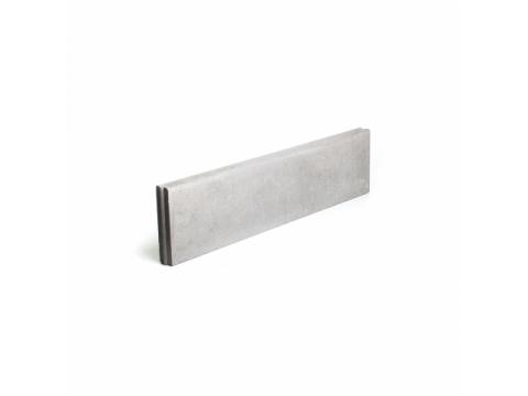 BETONNEN BOORDSTEEN RECHT 100X20X6CM GRIJS
