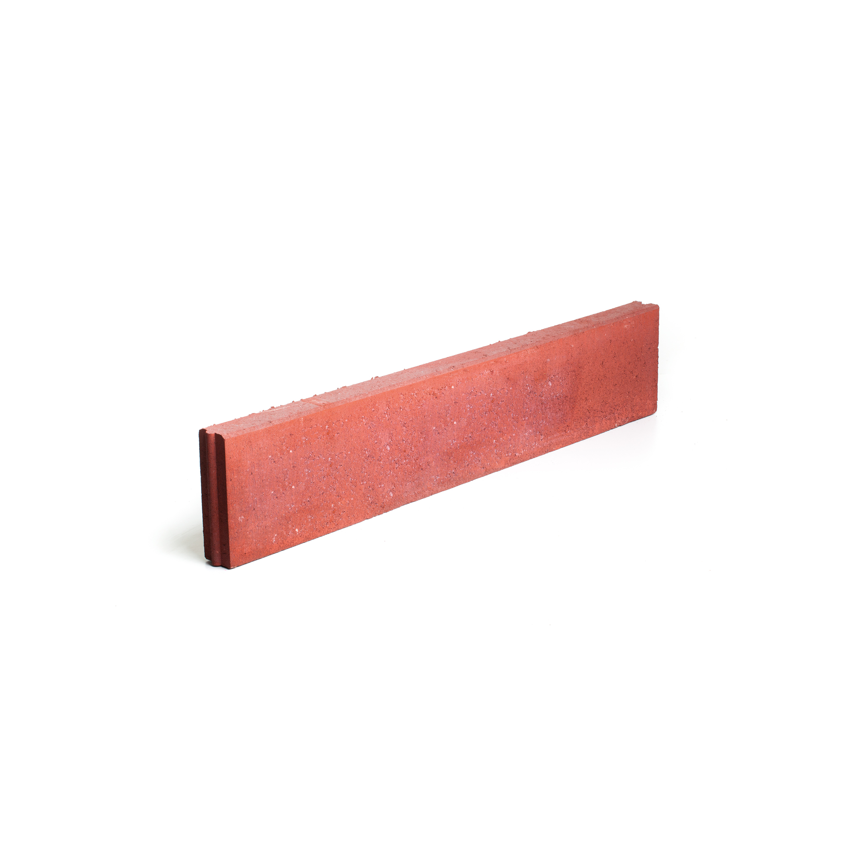 BORDURE DROITE EN BETON 100X20X6CM ROUGE