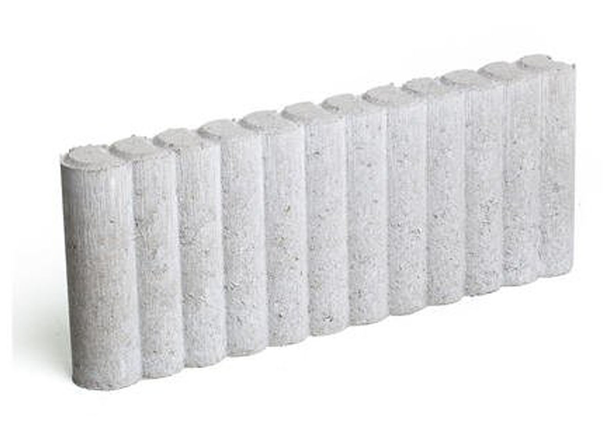 PALISSADE RONDE BETON 50X20X6CM GRIS