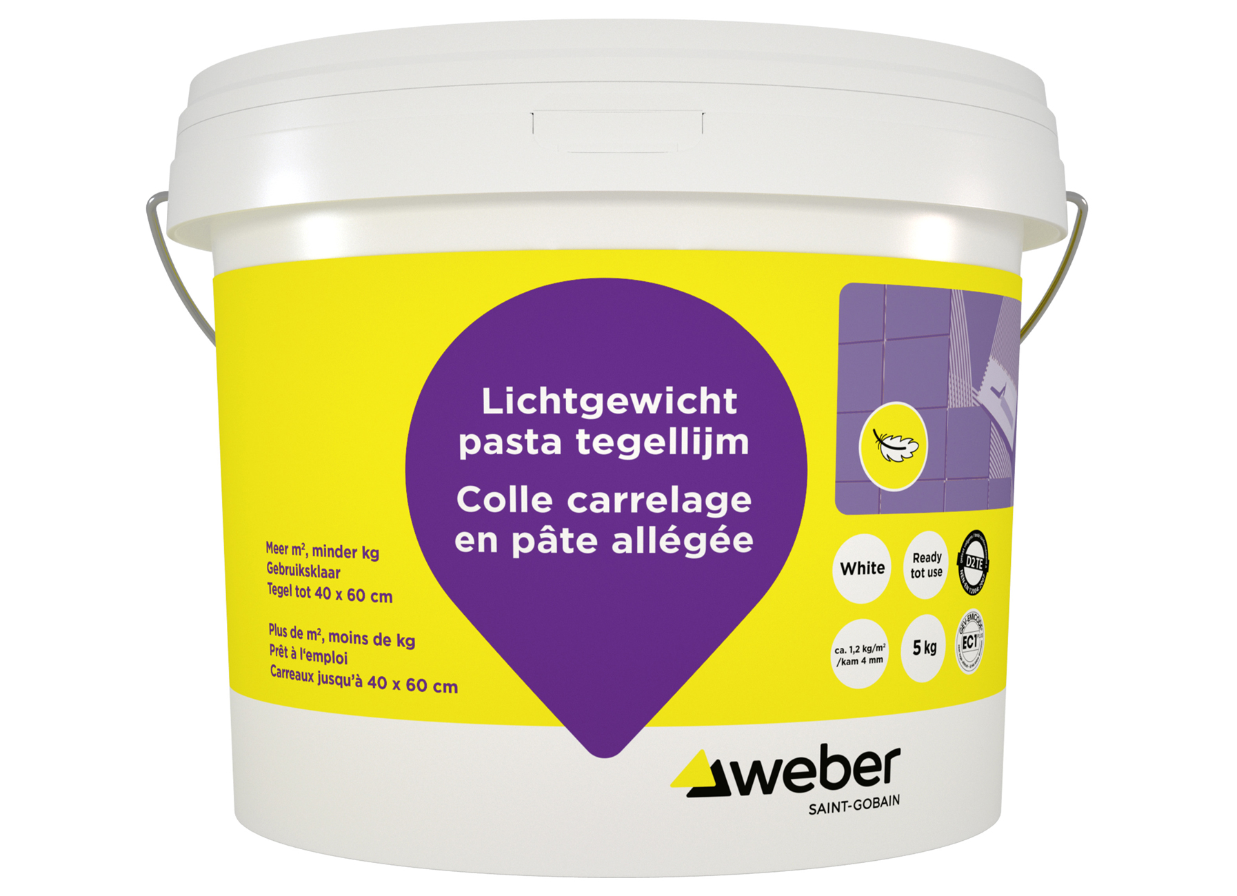 WEBER LICHTGEWICHT PASTA TEGELLIJM