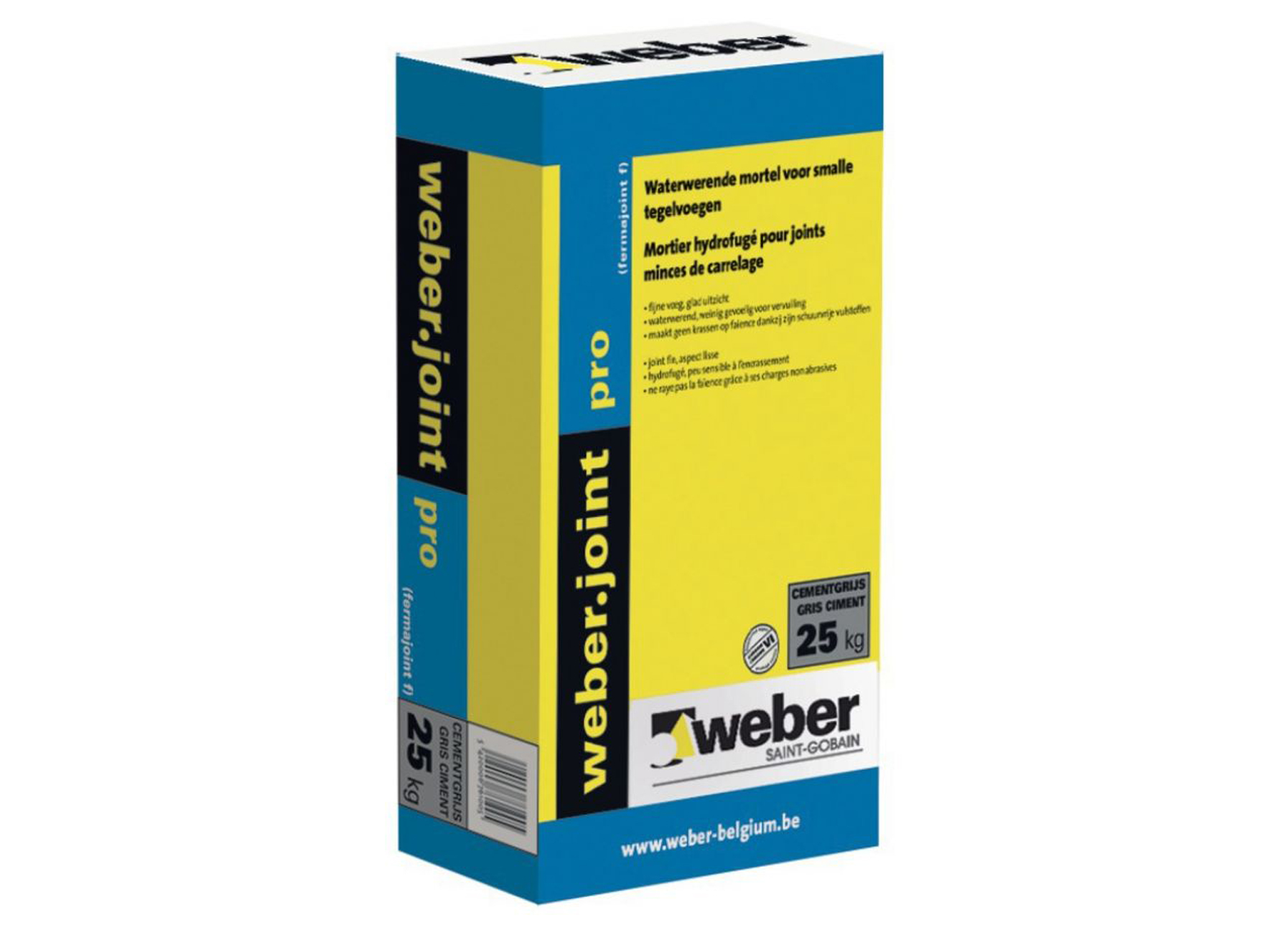 WEBER.JOINT PRO GRIS CIMENT 25KG