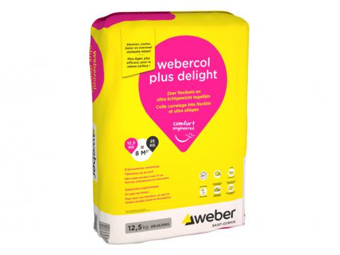 WEBERCOL PLUS DELIGHT GRIS 12,5KG