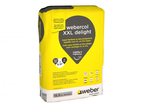 WEBERCOL XXL DELIGHT GRIJS 12,5KG