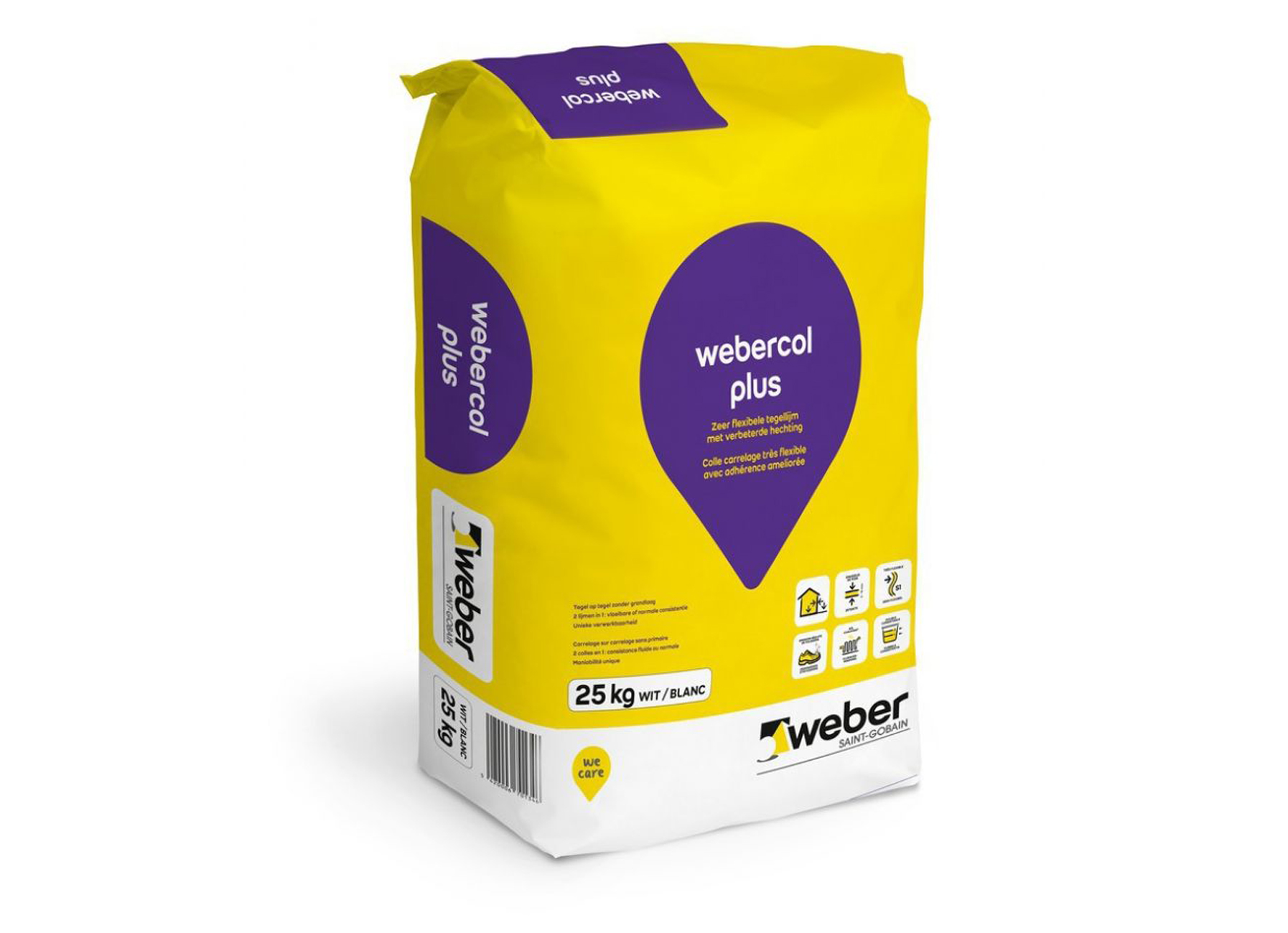 WEBERCOL PLUS BLANC 25KG