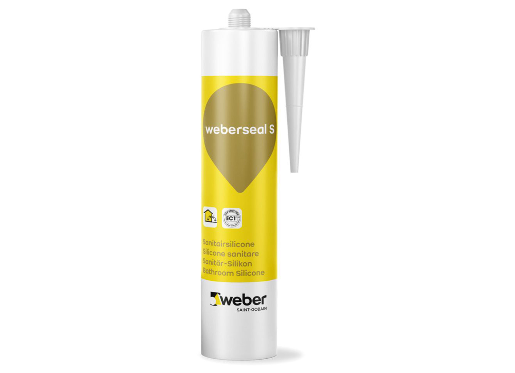 WEBERSEAL S STAALGRIJS 300ML