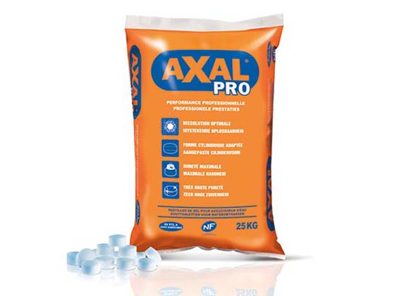 AXAL PRO ZOUT VOOR WATERONTHARDER IN TABLETTEN 25KG