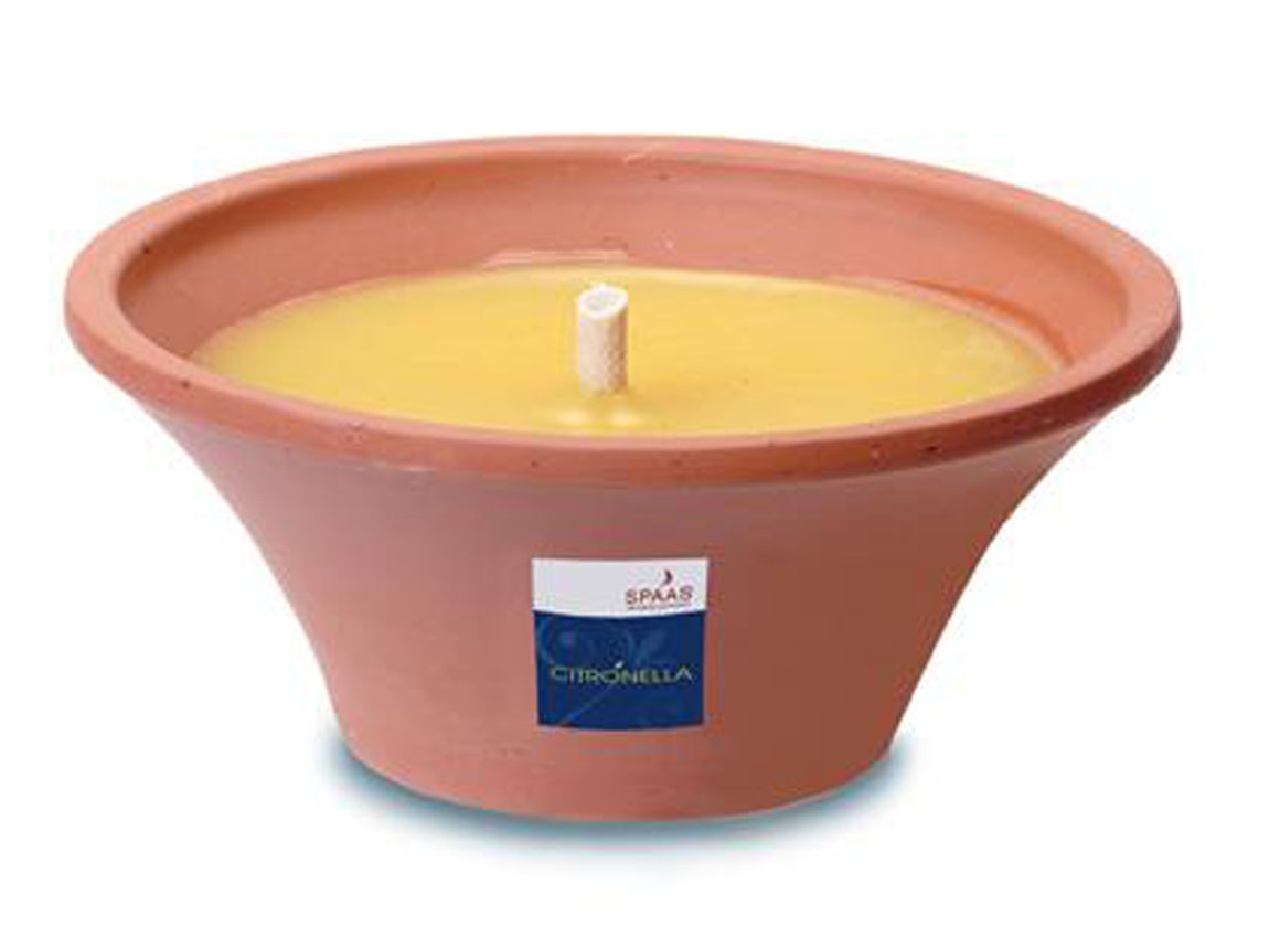 KAARS TERRA Ø18CM 9UUR CITRONELLA