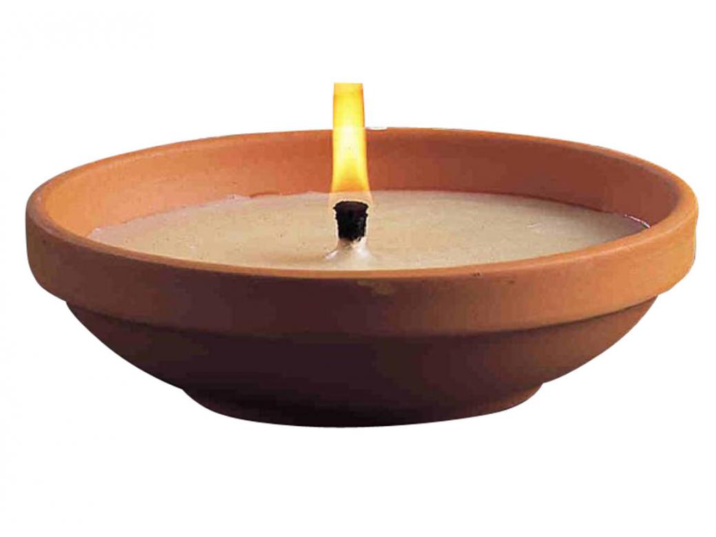 KAARS TERRA Ø20CM 9UUR IVOOR