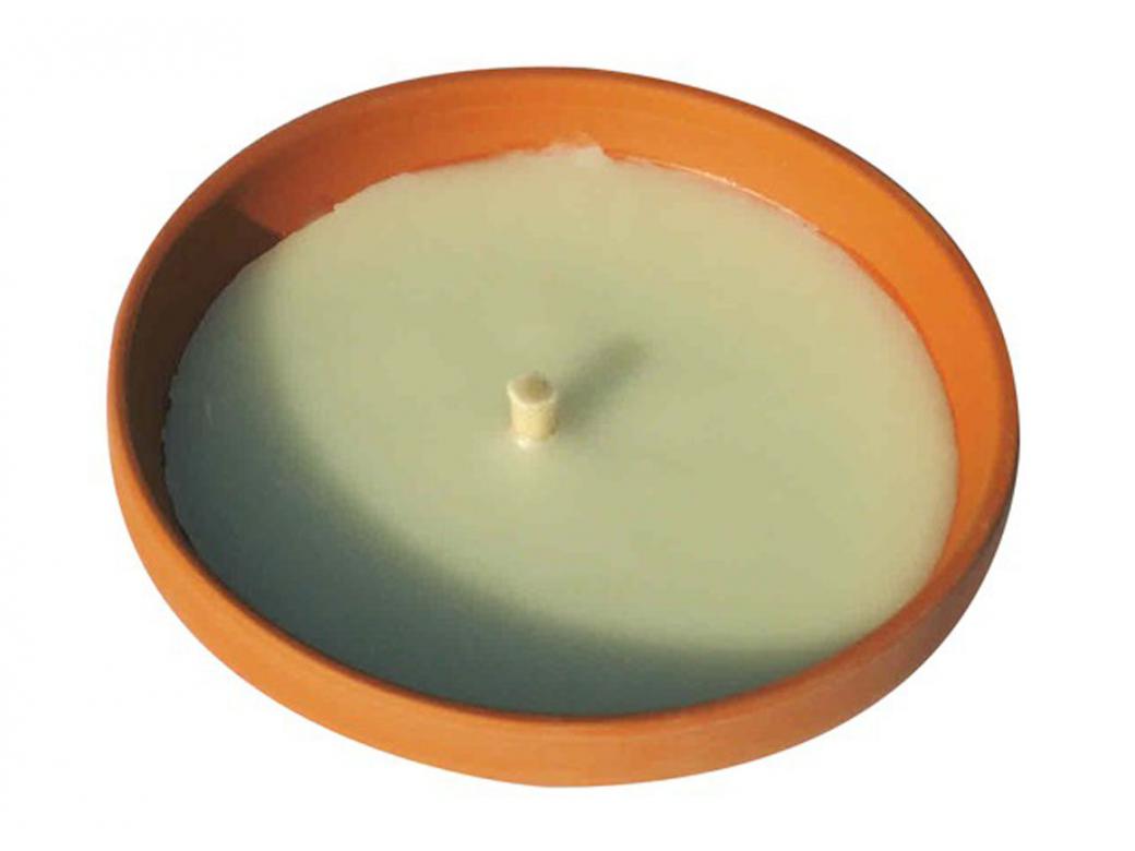 KAARS TERRA Ø20CM 9UUR IVOOR