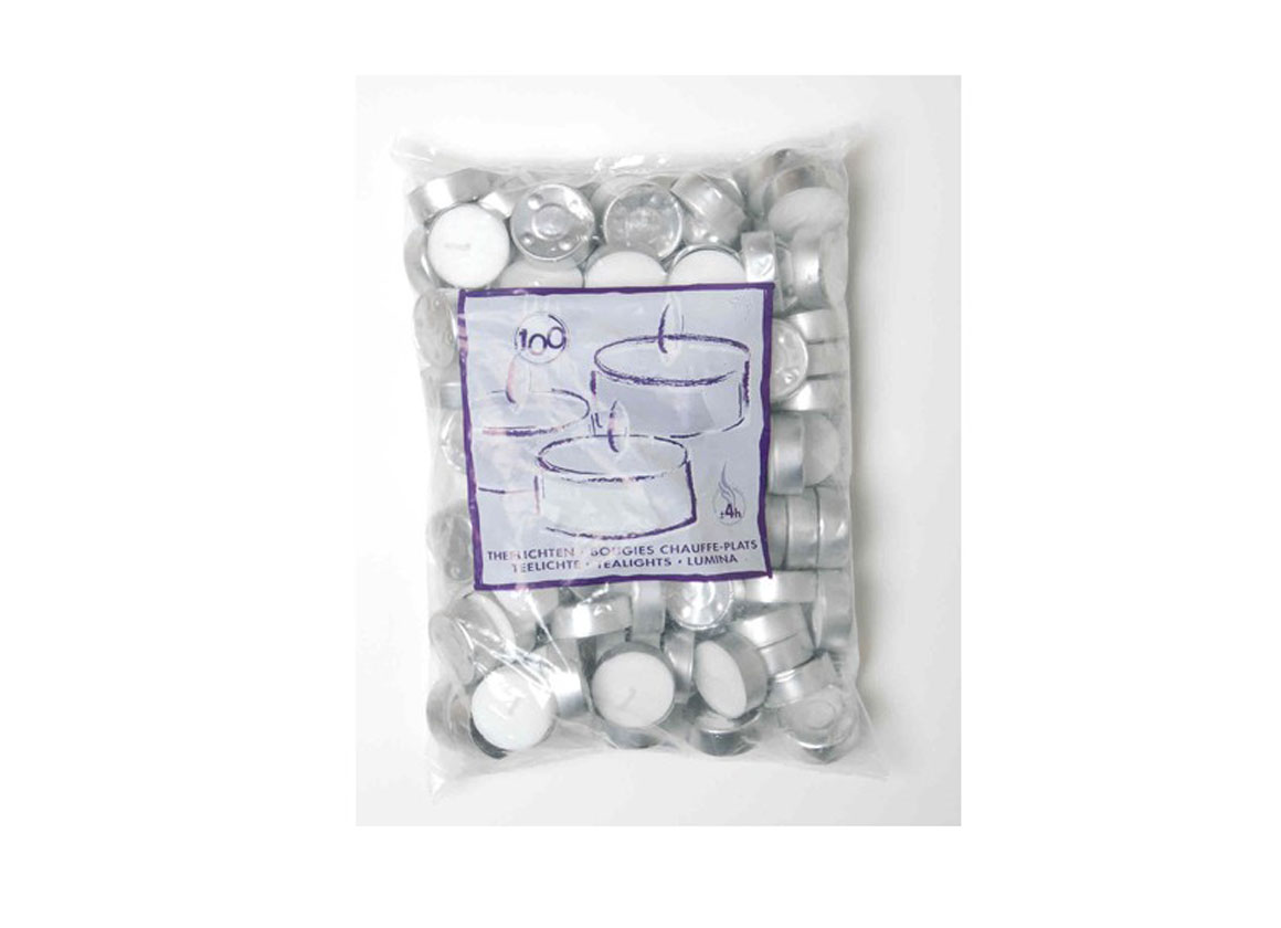 BOUGIES CHAUFFE-PLAT DUREE 4H 100 PIECES