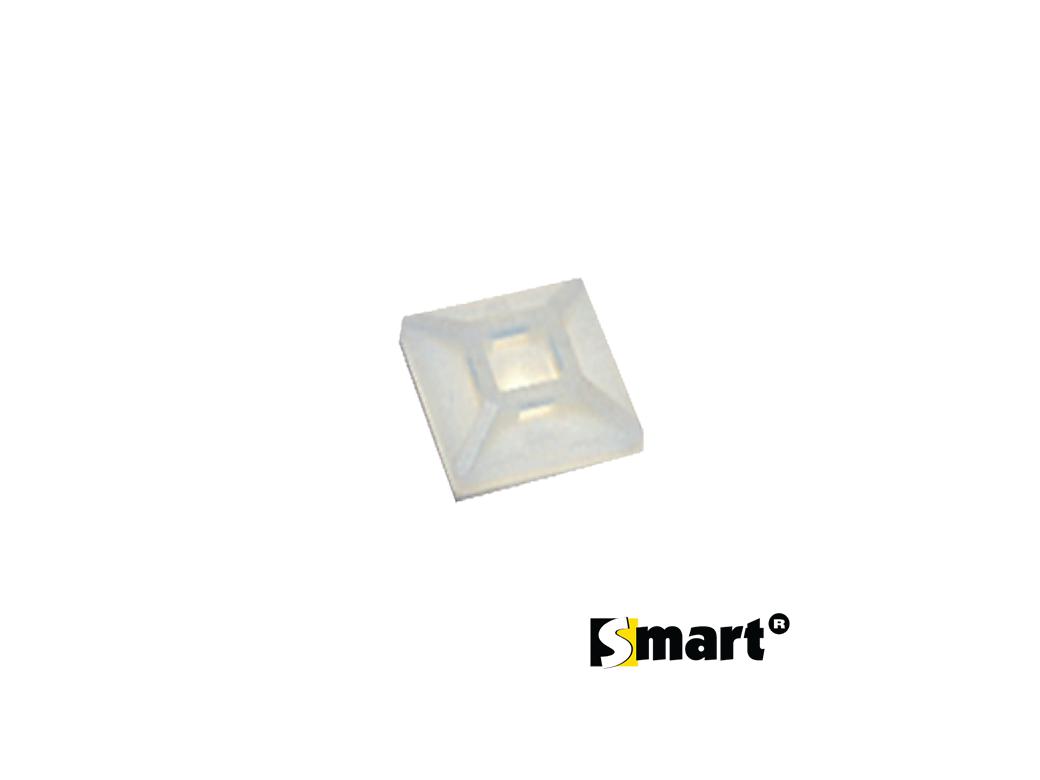 Base carrée autocollante pour collier de serrage