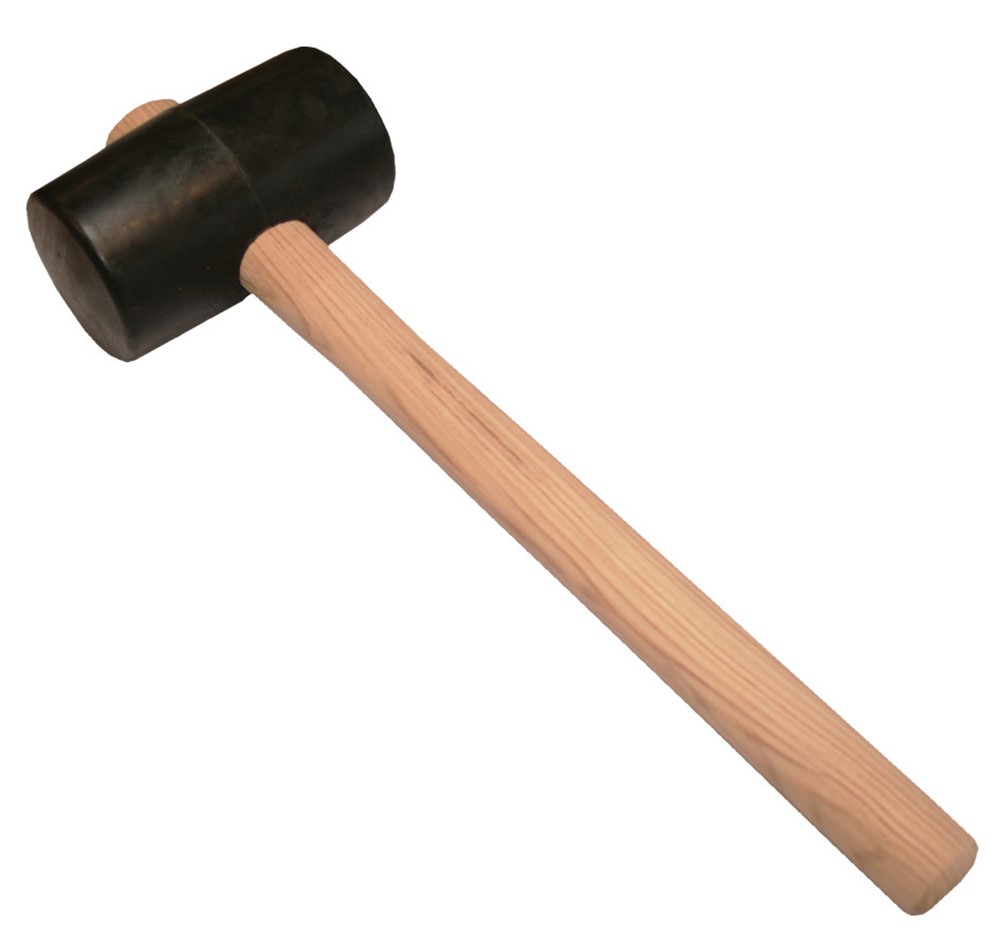 SOLID RUBBEREN VUISTHAMER ZWART NR 3 720G