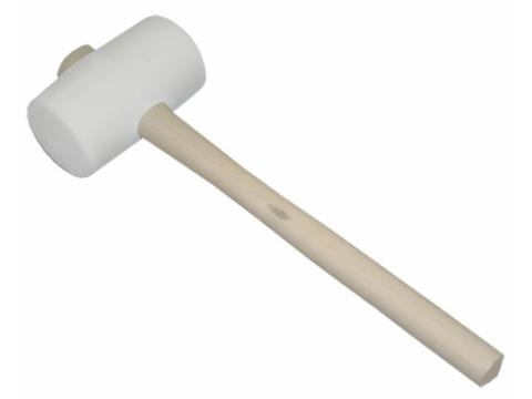 SOLID RUBBEREN VUISTHAMER WIT NR 4 1150G