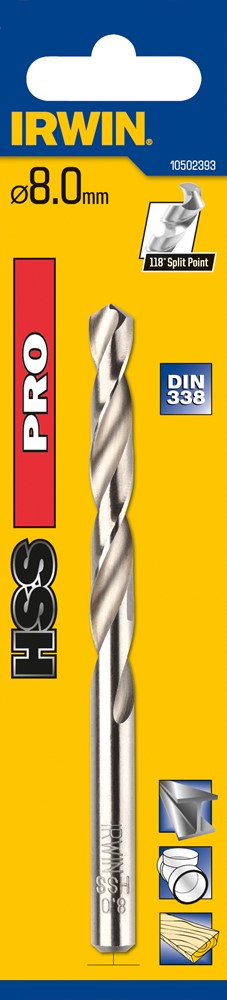 IRWIN FORETS METAL HSS PRO - DIN 338