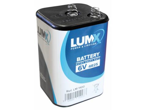 Blokbatterij 6 V - type 4R25 K/Zn 3,6 Ah