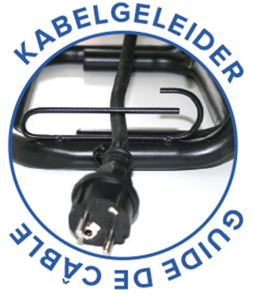 Kabelhaspel professioneel - 40 m PRO - 2P + A