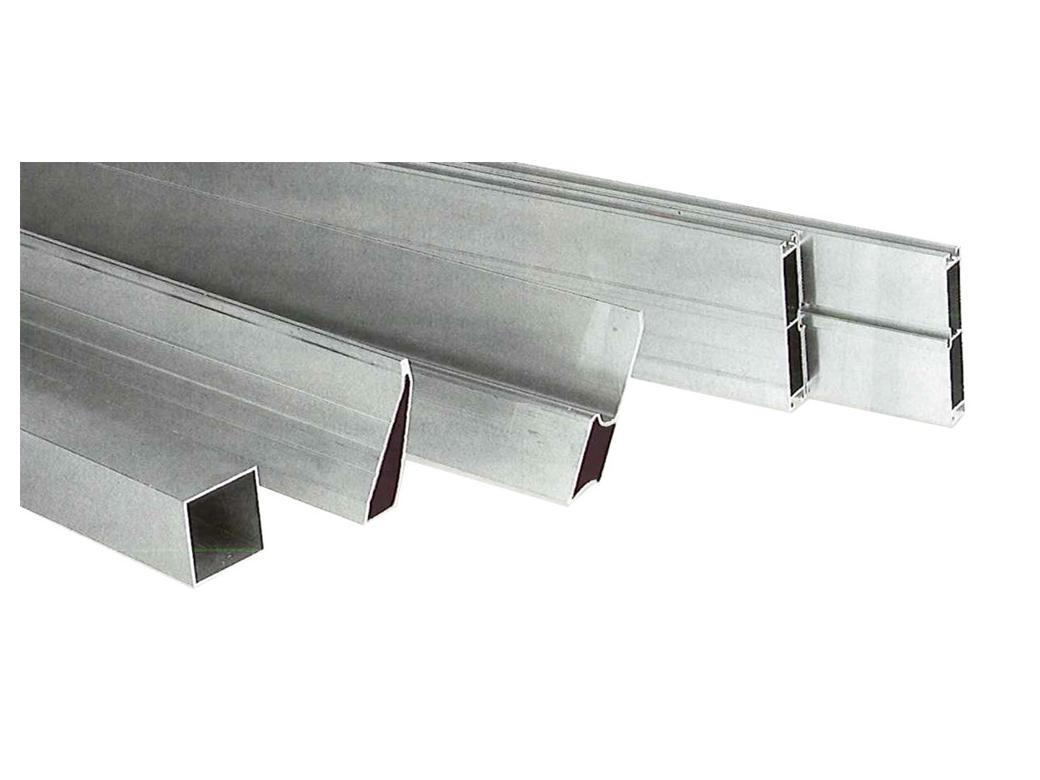 ALU RIJ TRAPEZIUM PROFIEL GEANODISEERD EXTRA PRO