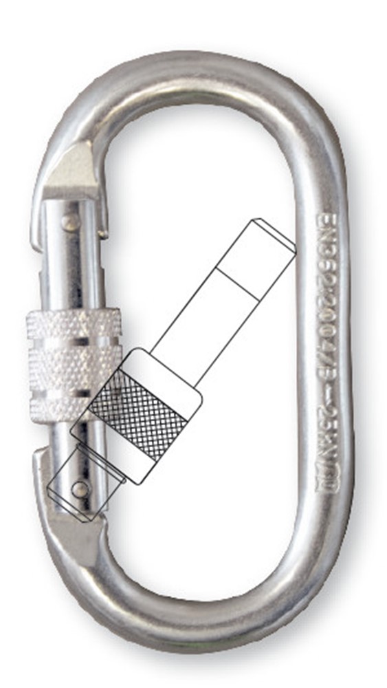 Mousqueton SH10 - ACIER - ouverture 18 mm