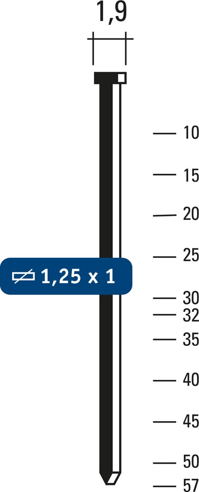 F18-50 MINIBRADS STAAL GALVA 7000 STK