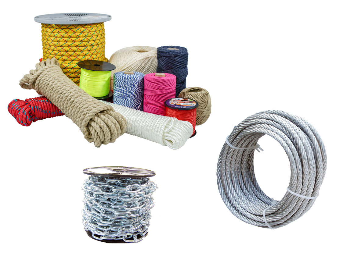 Chaînes, cables & cordages