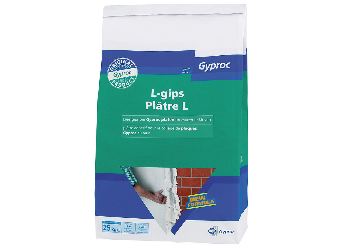 Plâtres L + produits de prétraitement