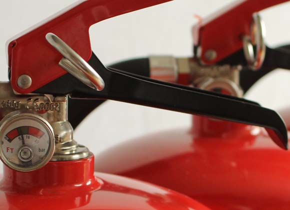 Brandblussers en slangen