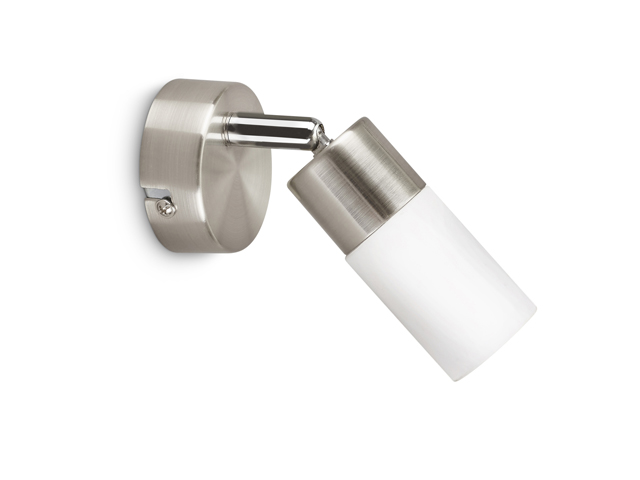 SPOT AVEC LED INTEGRE 1X4W ACIER BROSSE